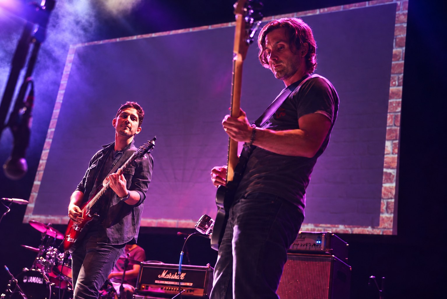 Brandon playing bass with colleagues at ThinkLA's AdJam in Los Angeles